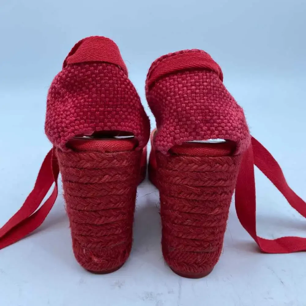 Castaner Red Espadrille Wedges | Women’s EU39 Regular